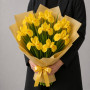 Букет из 19 жёлтых ирисов фото 3